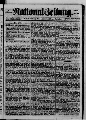 Nationalzeitung vom 14.01.1851