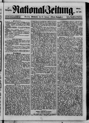 Nationalzeitung vom 22.01.1851