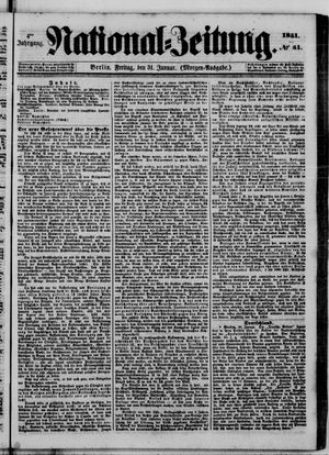 Nationalzeitung vom 31.01.1851