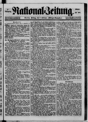 Nationalzeitung vom 07.02.1851