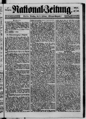 Nationalzeitung vom 11.02.1851