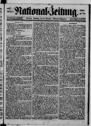 Nationalzeitung vom 16.02.1851
