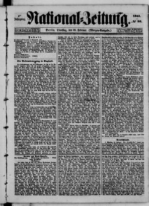 Nationalzeitung on Feb 25, 1851