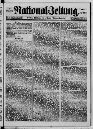 Nationalzeitung vom 05.03.1851