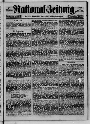 Nationalzeitung vom 06.03.1851