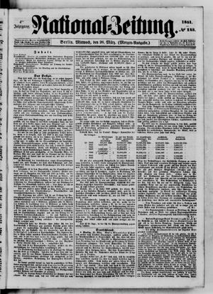 Nationalzeitung on Mar 26, 1851