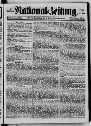 Nationalzeitung vom 03.04.1851