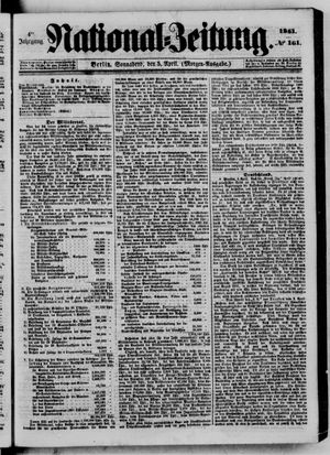 Nationalzeitung vom 05.04.1851