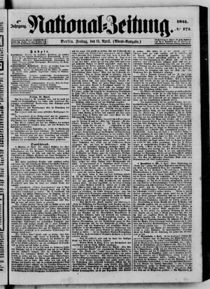 National-Zeitung vom 11.04.1851
