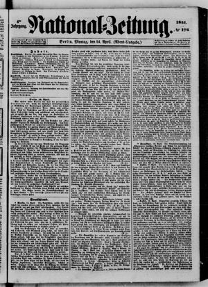 Nationalzeitung vom 14.04.1851