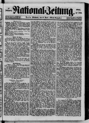 Nationalzeitung vom 16.04.1851