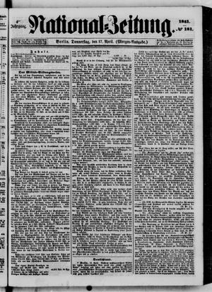 Nationalzeitung vom 17.04.1851