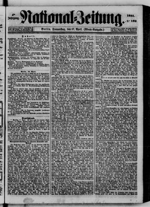 Nationalzeitung on Apr 17, 1851
