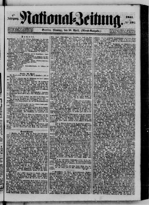 National-Zeitung on Apr 28, 1851