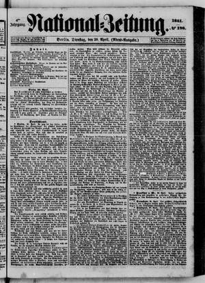Nationalzeitung vom 29.04.1851