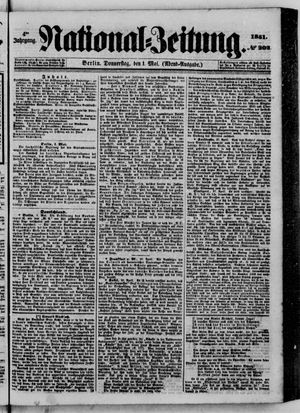 Nationalzeitung vom 01.05.1851