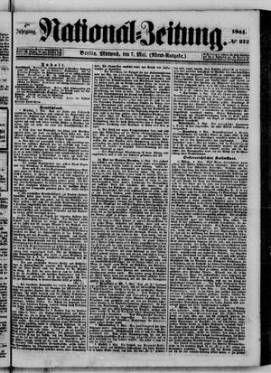 Nationalzeitung vom 07.05.1851