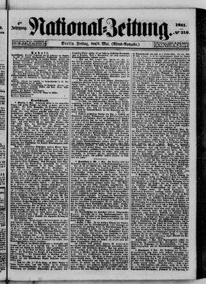 Nationalzeitung on May 9, 1851