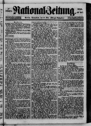 Nationalzeitung vom 10.05.1851