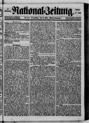 Nationalzeitung vom 15.05.1851