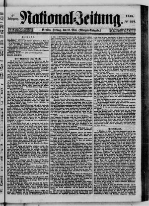 Nationalzeitung vom 16.05.1851