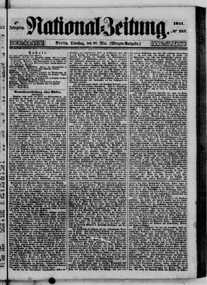 Nationalzeitung vom 20.05.1851