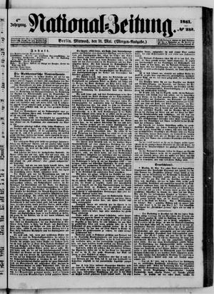 Nationalzeitung vom 21.05.1851