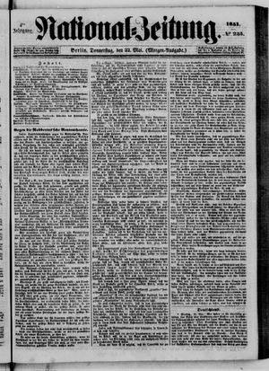 Nationalzeitung vom 22.05.1851