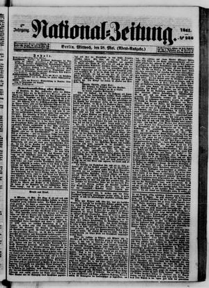 Nationalzeitung vom 28.05.1851