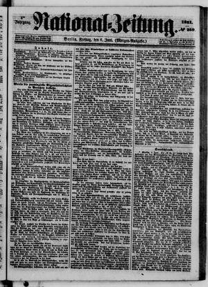 Nationalzeitung vom 06.06.1851