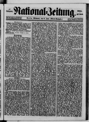 Nationalzeitung vom 11.06.1851