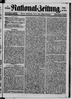 Nationalzeitung vom 14.06.1851