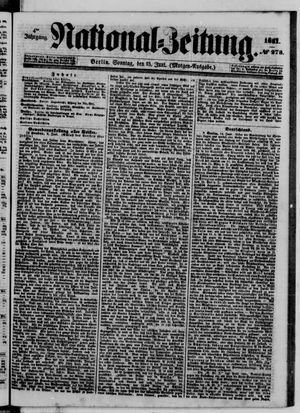 Nationalzeitung vom 15.06.1851