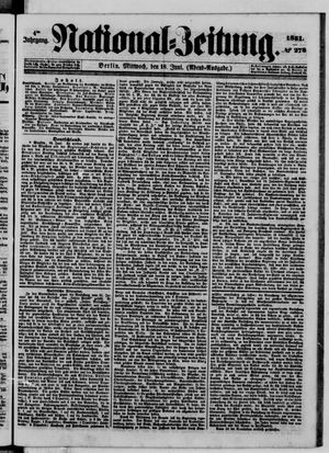 Nationalzeitung vom 18.06.1851