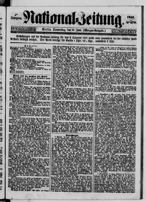 Nationalzeitung on Jun 19, 1851