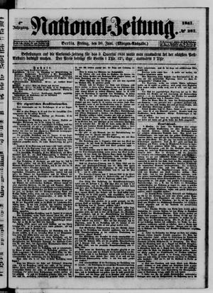 Nationalzeitung vom 20.06.1851