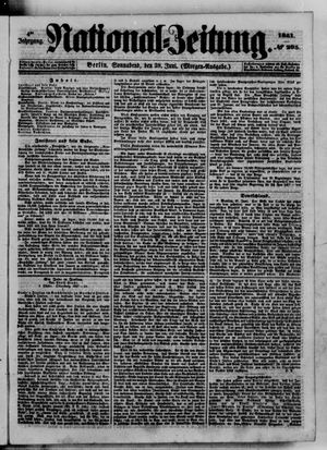 Nationalzeitung vom 28.06.1851
