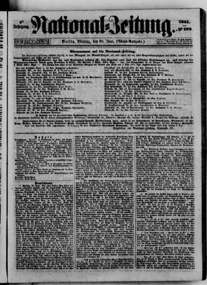 Nationalzeitung vom 30.06.1851