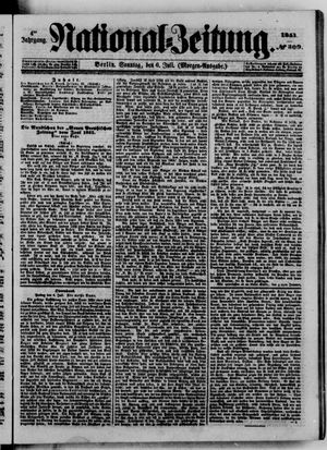 Nationalzeitung vom 06.07.1851