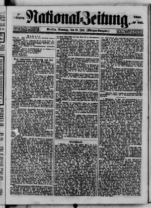 Nationalzeitung vom 13.07.1851