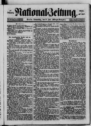 National-Zeitung vom 17.07.1851