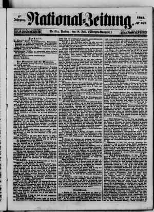 Nationalzeitung vom 18.07.1851