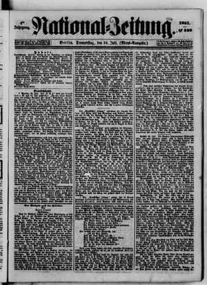 Nationalzeitung vom 24.07.1851