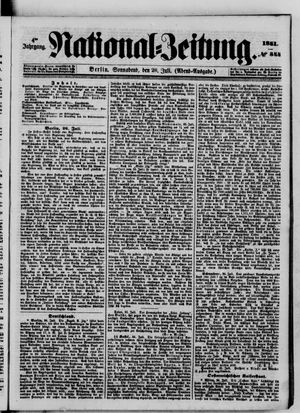 National-Zeitung vom 26.07.1851