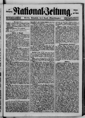 Nationalzeitung vom 02.08.1851