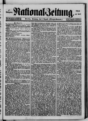 Nationalzeitung vom 03.08.1851