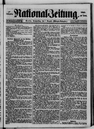 Nationalzeitung vom 07.08.1851