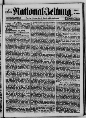 Nationalzeitung vom 08.08.1851