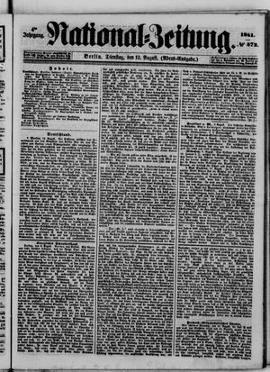 Nationalzeitung vom 12.08.1851
