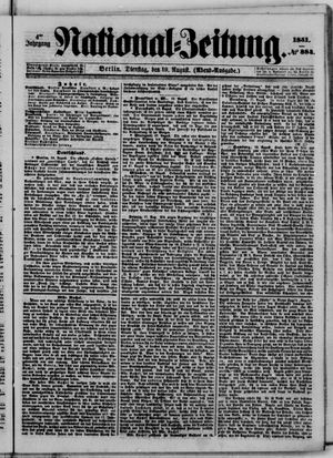 Nationalzeitung on Aug 19, 1851